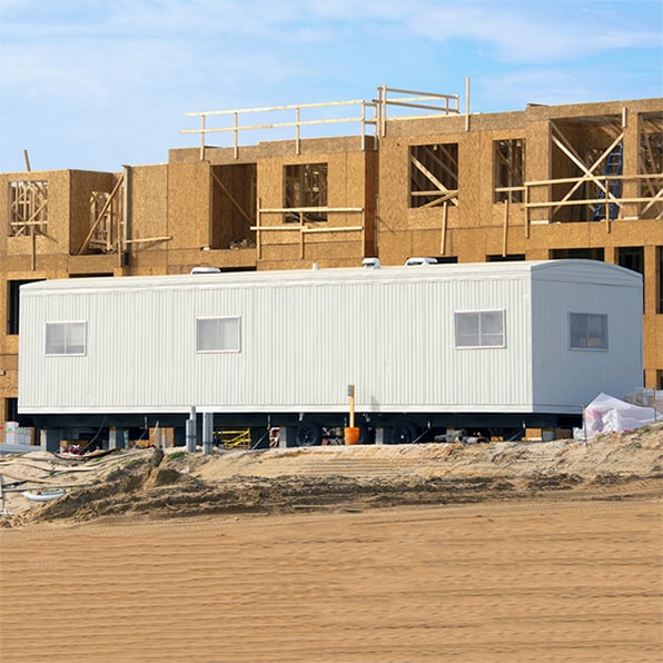 we offer additional features and amenities for our construction trailers, such as air conditioning and furniture packages